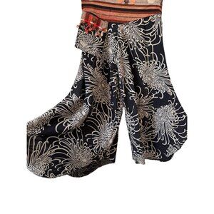 Japanese Streetwear Lightweight Wide Leg Harem Pants Sz S/M